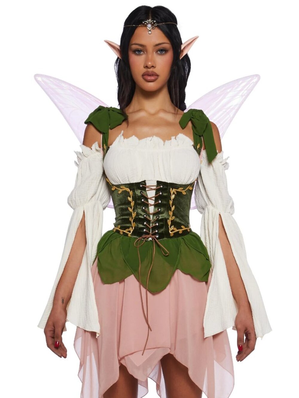 DollsKill Trick N' Treatz Medieval Sprite Costume NWT Size L *MISSING WINGS*